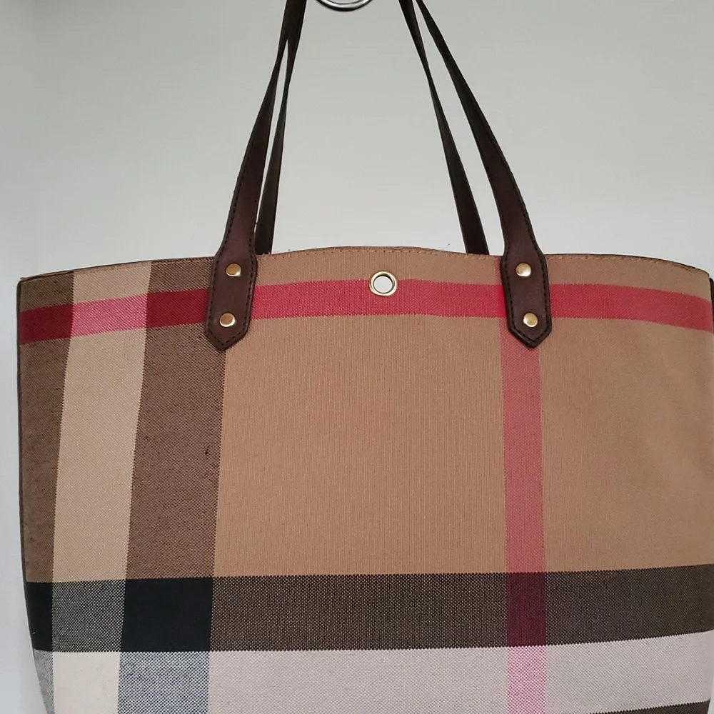 Burberry Large Reversible Structured Tote